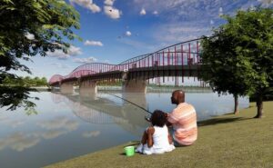 Luzerne County released these drawings last week showing the proposed new design of the Firefighters’ Memorial Bridge linking Pittston and West Pittston, commonly known as the Water Street Bridge.