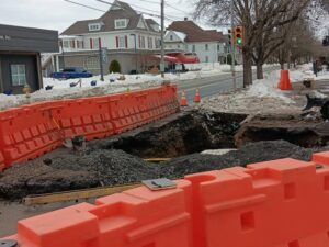 Massive water main break closed county buildings and area businesses