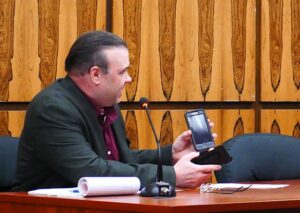 Luzerne Countys prison system has started activating a mobile phone app for staff to track inmates, county Acting Correctional Services Division Head Stanley Fiedorczyk said during Tuesdays County Council Correctional Services Committee meeting.
                                 Jennifer Learn-Andes | Times Leader